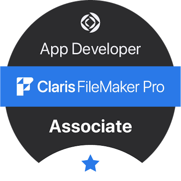 Claris FileMaker Pro — App Developer Associate